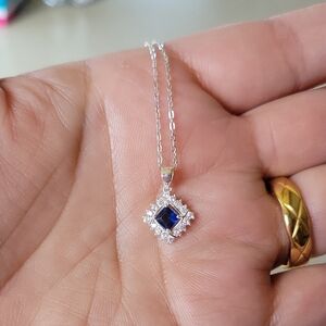 Sterling Silver Necklace With Pendant